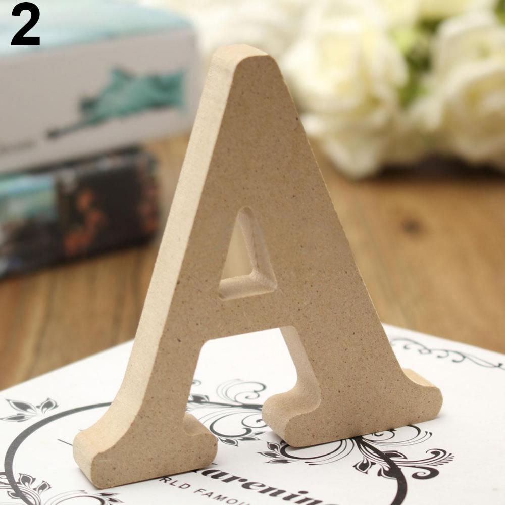 Kids Education Name - 10cm Freestanding A-Z Wooden Letters Alphabet