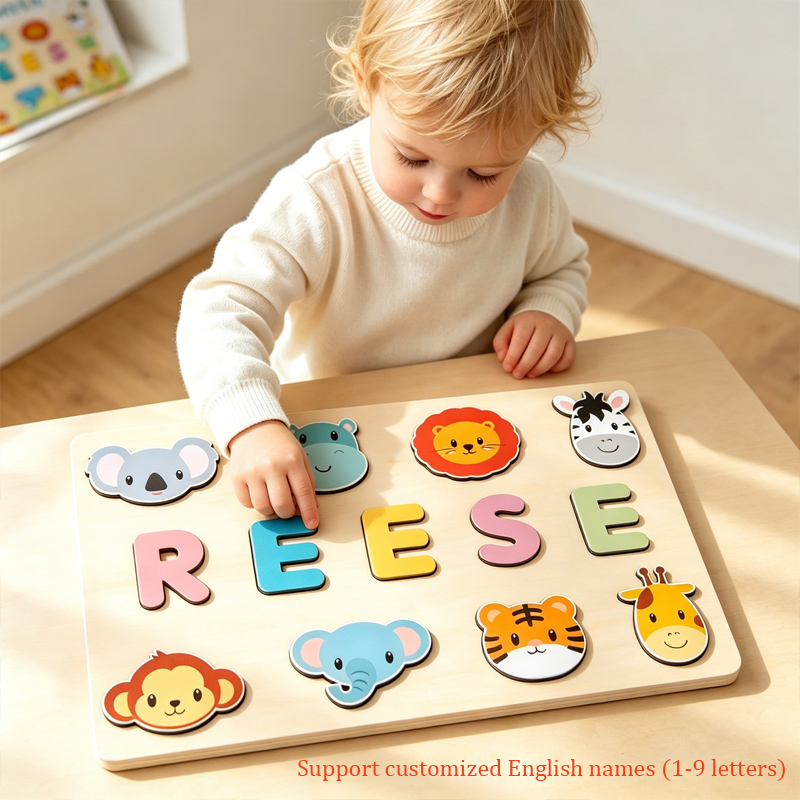 Montessori Personalised Wooden - Kids Education Name review and price