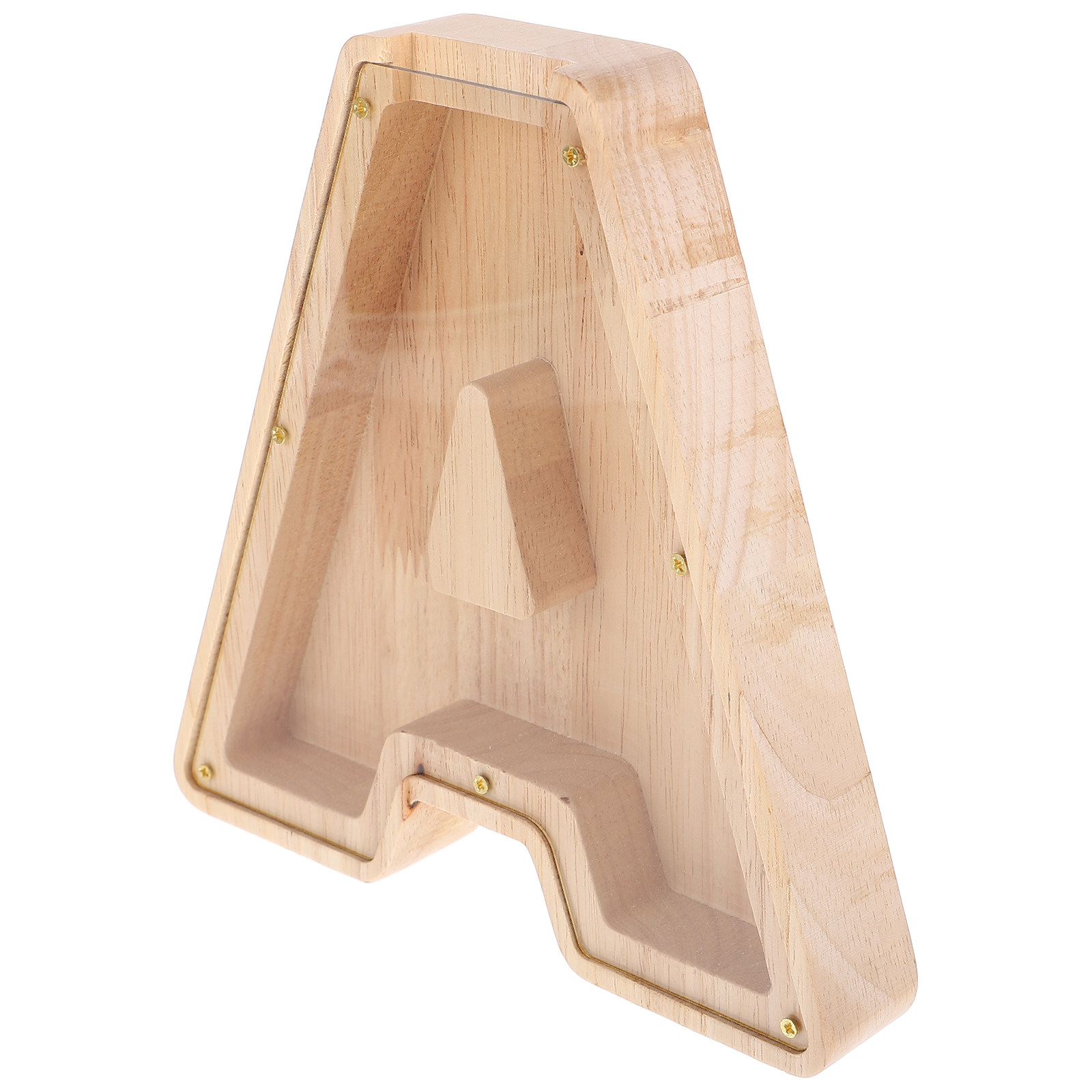 Alphabet Shaped Wooden Money B - Kids Education Savings review and price