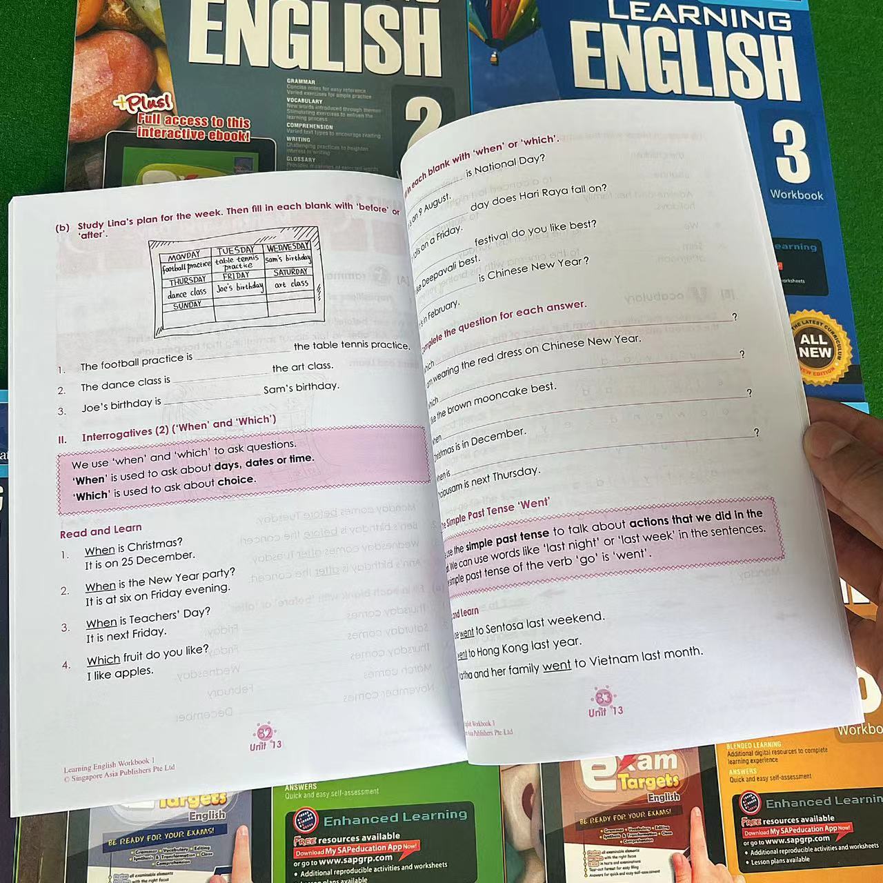 2 Book Sap Education 1- 6 Grad - Kids Education In Singapore review and price