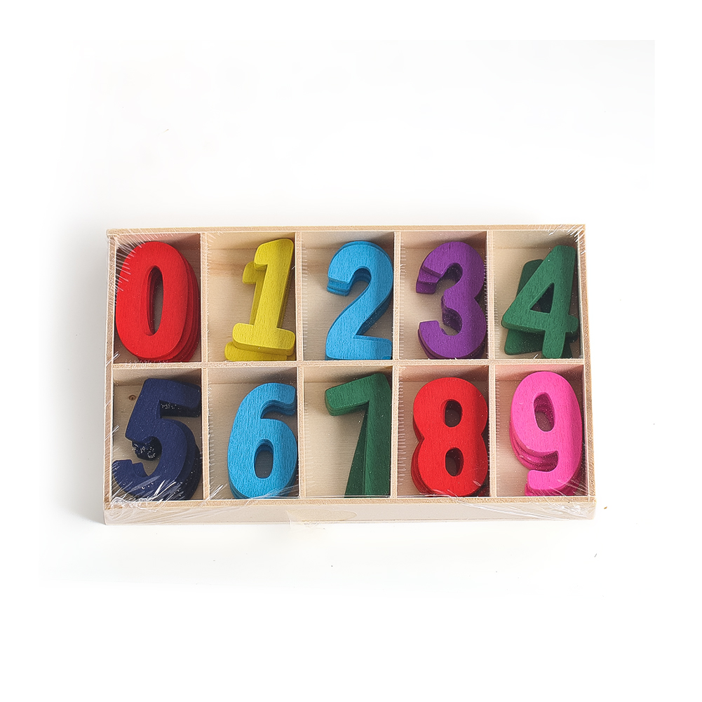 Wood Numbers Unfinished Crafts - Kids Education Name review and price