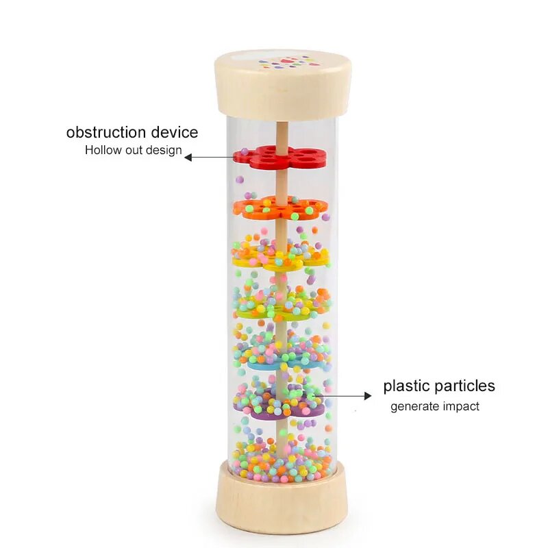 Rain Sound Tube Simulator Toy  - Kids Education Classes review and price