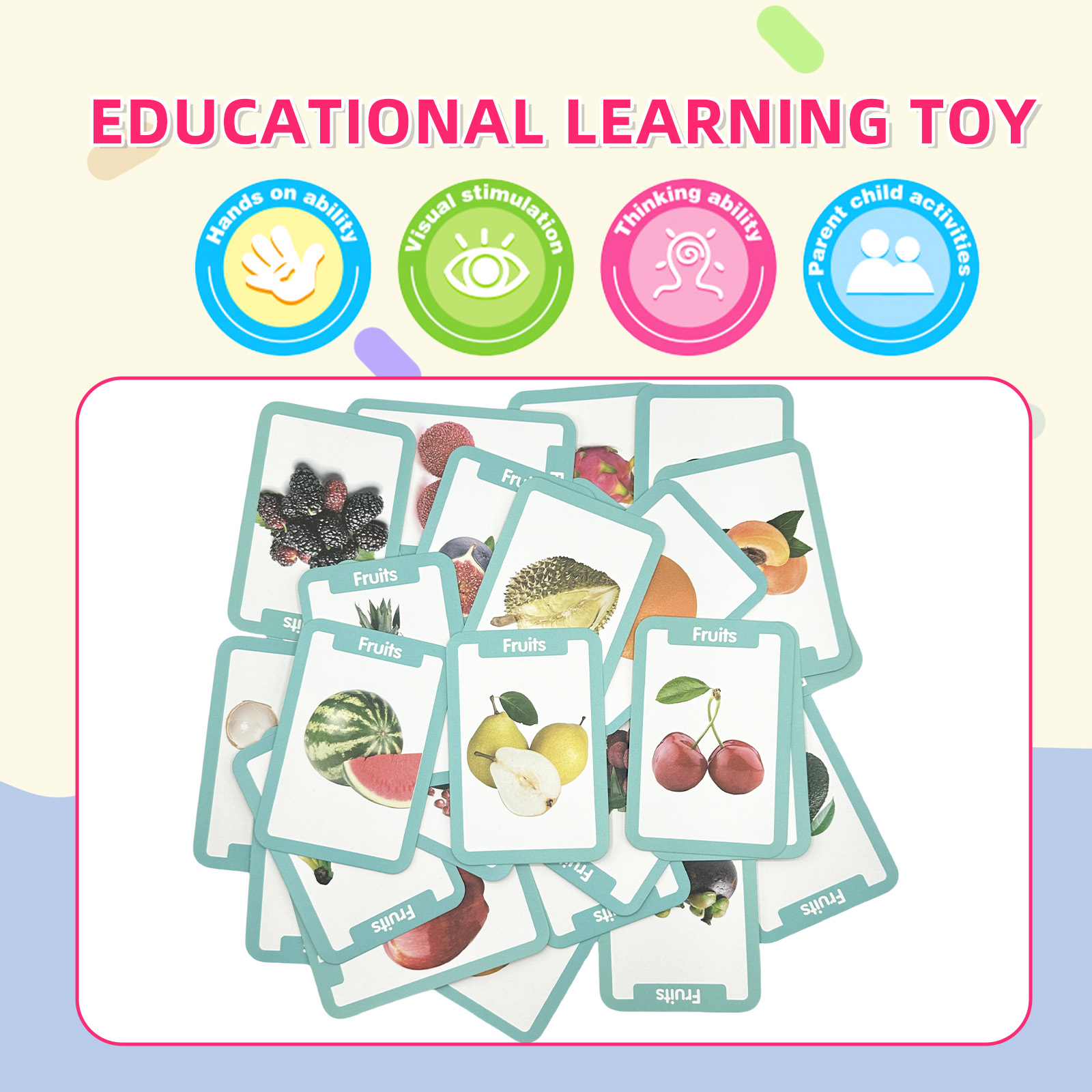 Montessori Learning Cards for  - Kids Education Card review and price