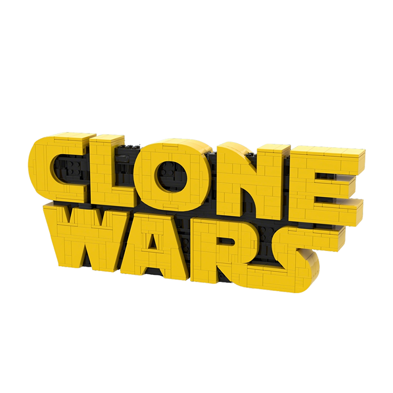 742pcs MOC Clone Wars Logo Sta - Kids Education Logo review and price