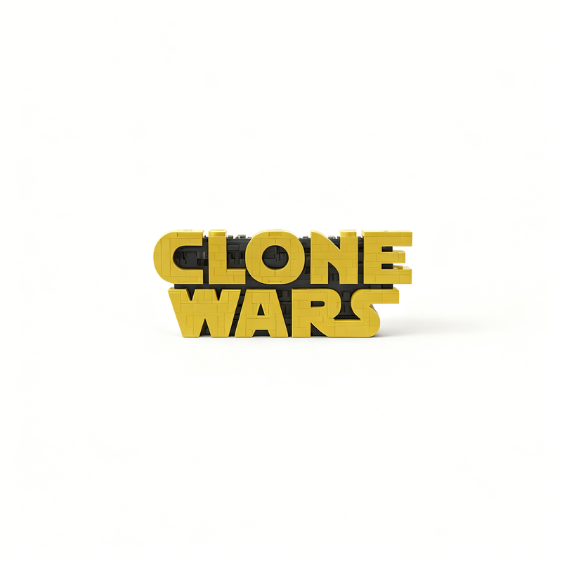 742pcs MOC Clone Wars Logo Sta - Kids Education Logo review and price