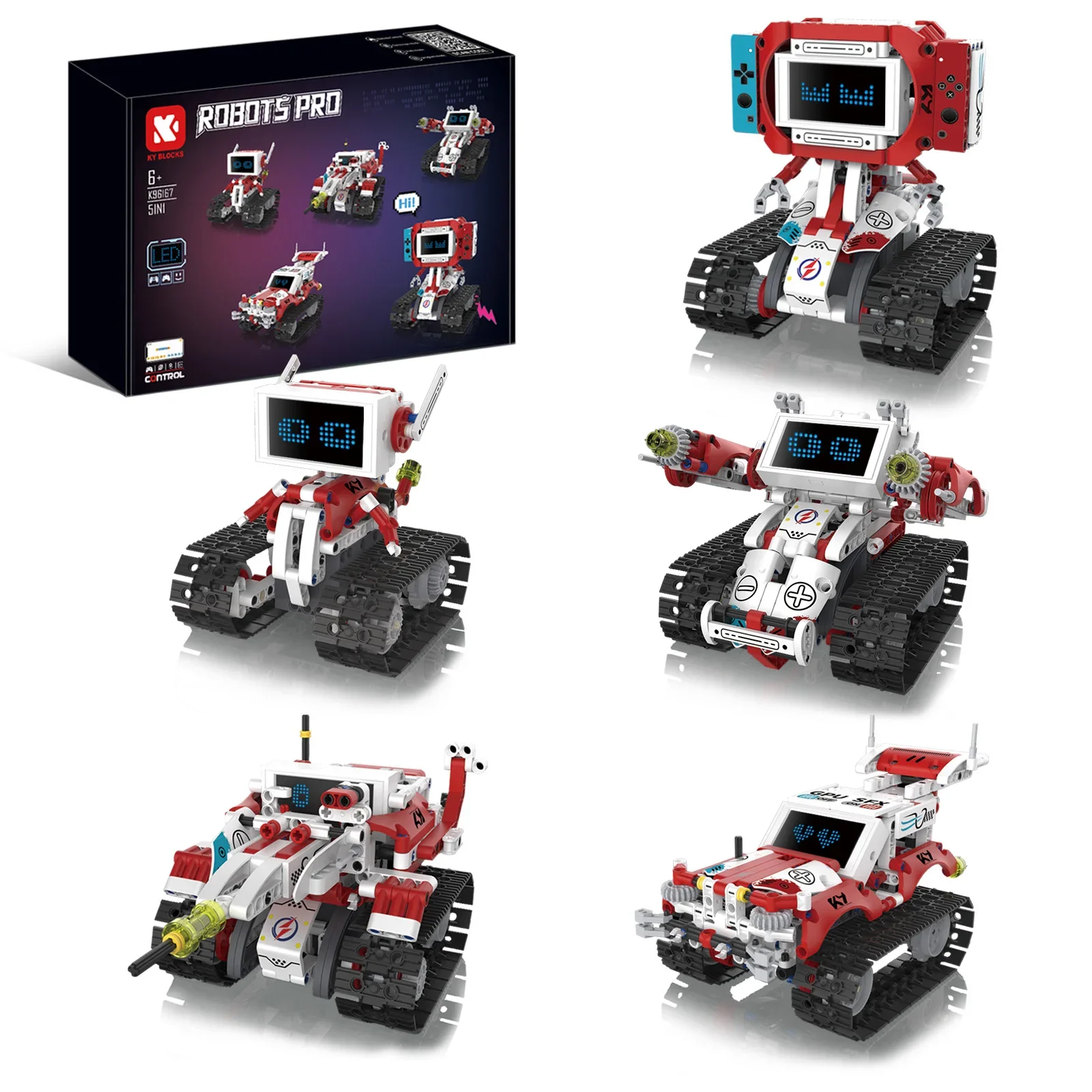 5 in 1 Transformable RC Robot  - Kids Education Free App review and price