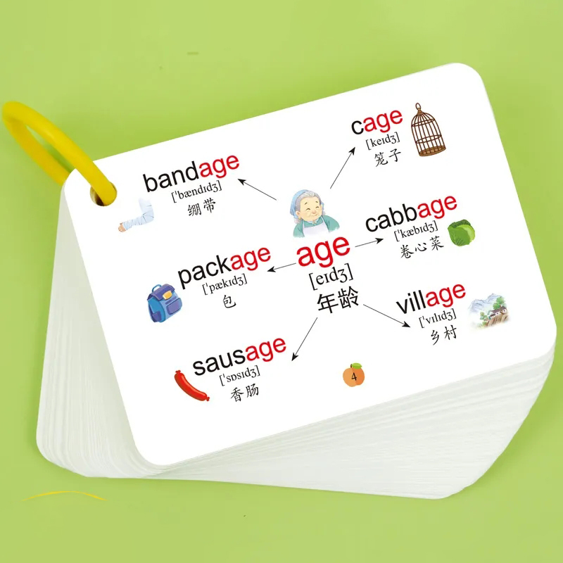 600 Words Mind Map Cards with  - Kids Education Card review and price