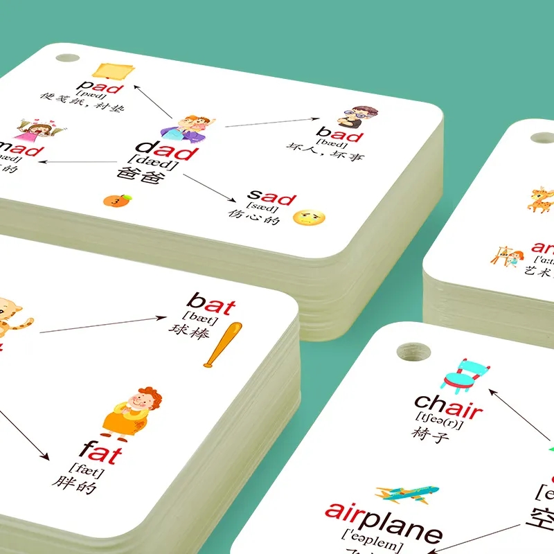 600 Words Mind Map Cards with  - Kids Education Card review and price