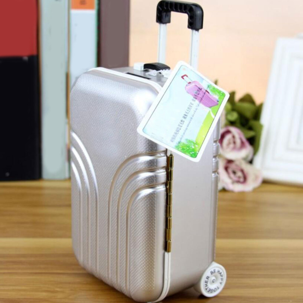 1Pcs Sturdy Plastic Luggage Pi - Kids Education Savings review and price
