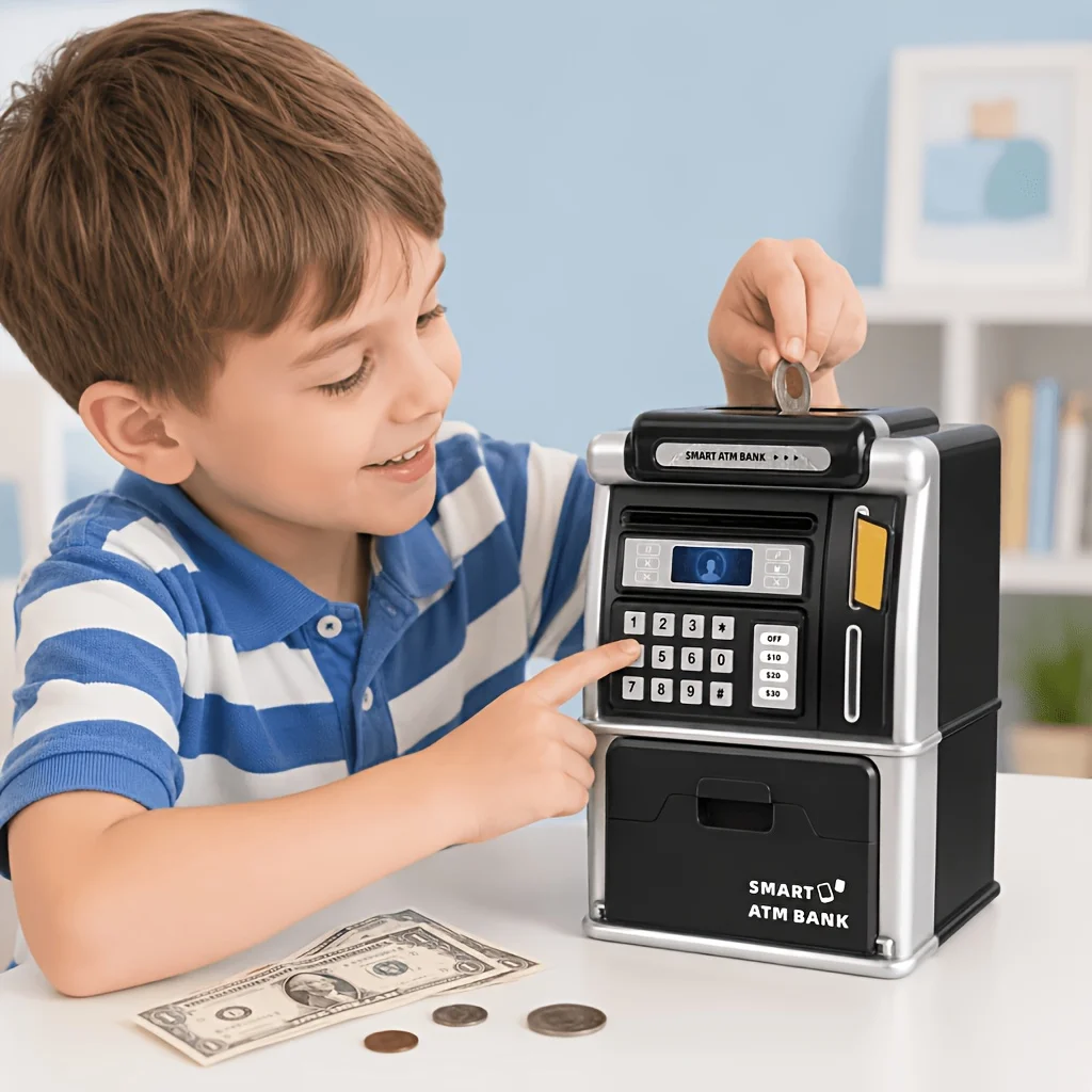 Smart ATM Piggy Bank, Automati - Kids Education Savings review and price