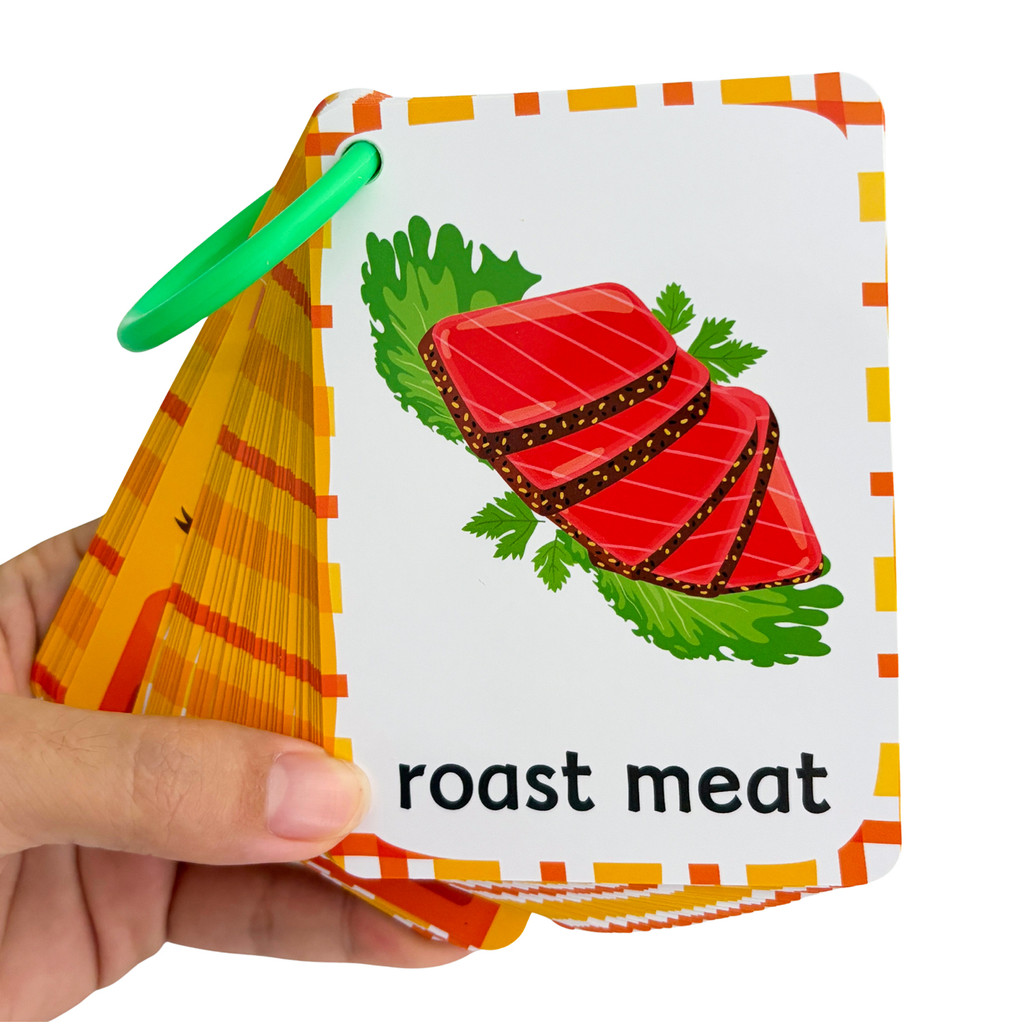 Delicious Food Vocabulary Engl - Kids Education Card review and price