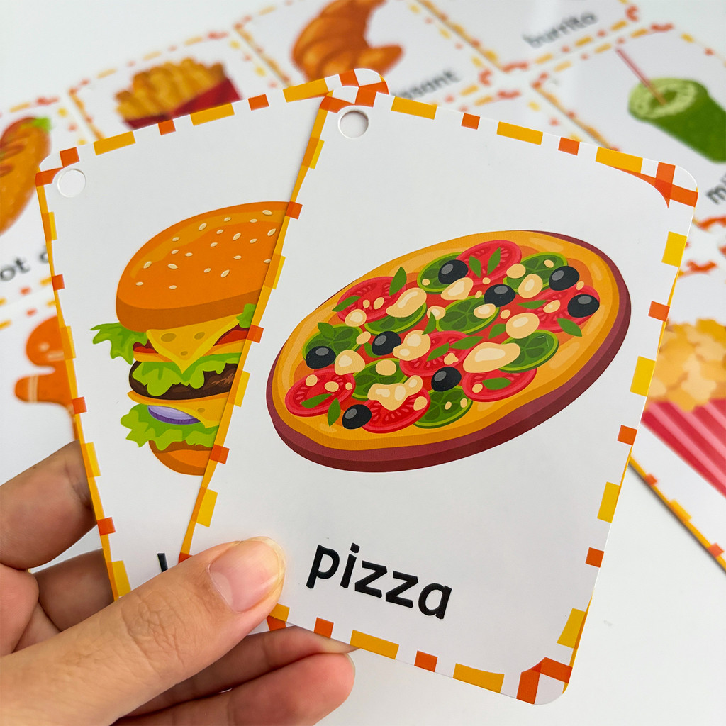 Delicious Food Vocabulary Engl - Kids Education Card review and price