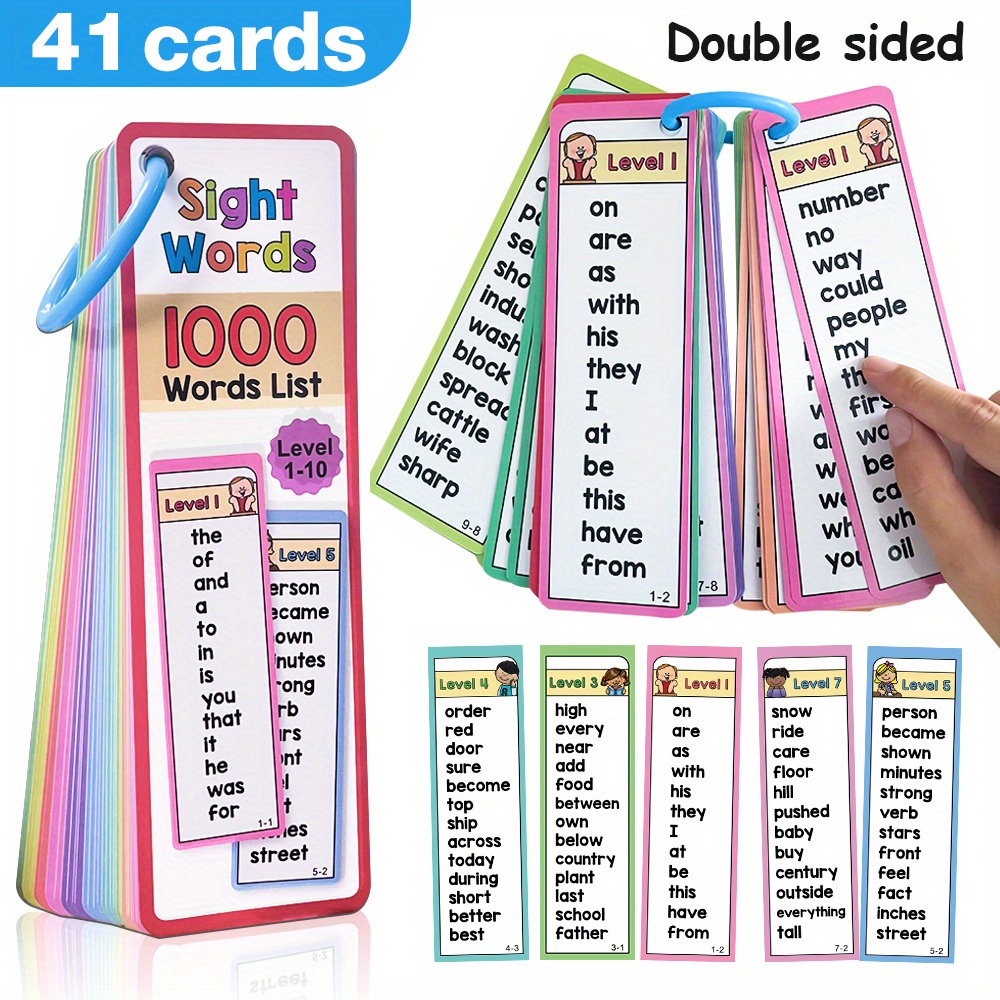 1000 Sight Words Flash Cards f - Kids Education Card review and price