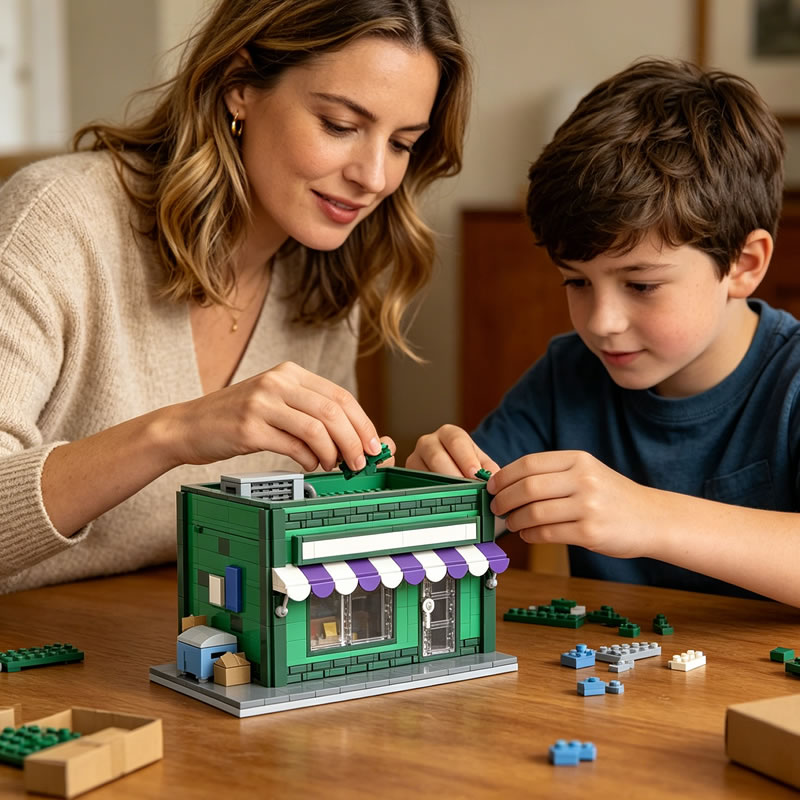 Building Blocks MOC Modular Mi - Kids Education Card review and price