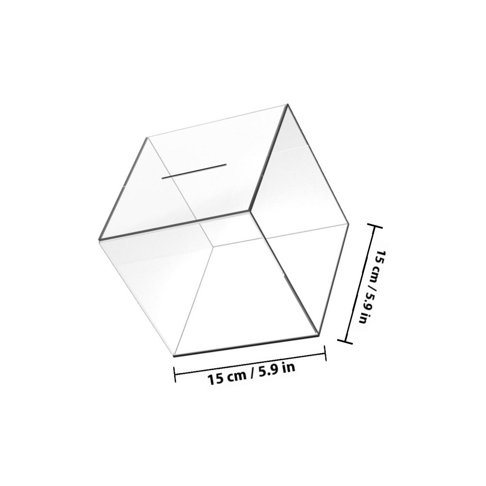 Transparent Acrylic Cube Savin - Kids Education Savings review and price