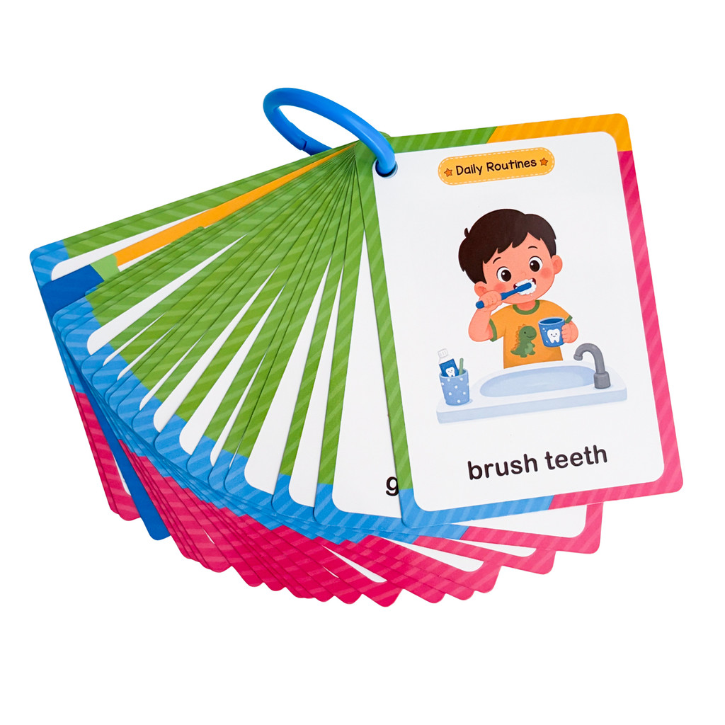 38 Words Daily Routines Learni - Kids Education Card review and price