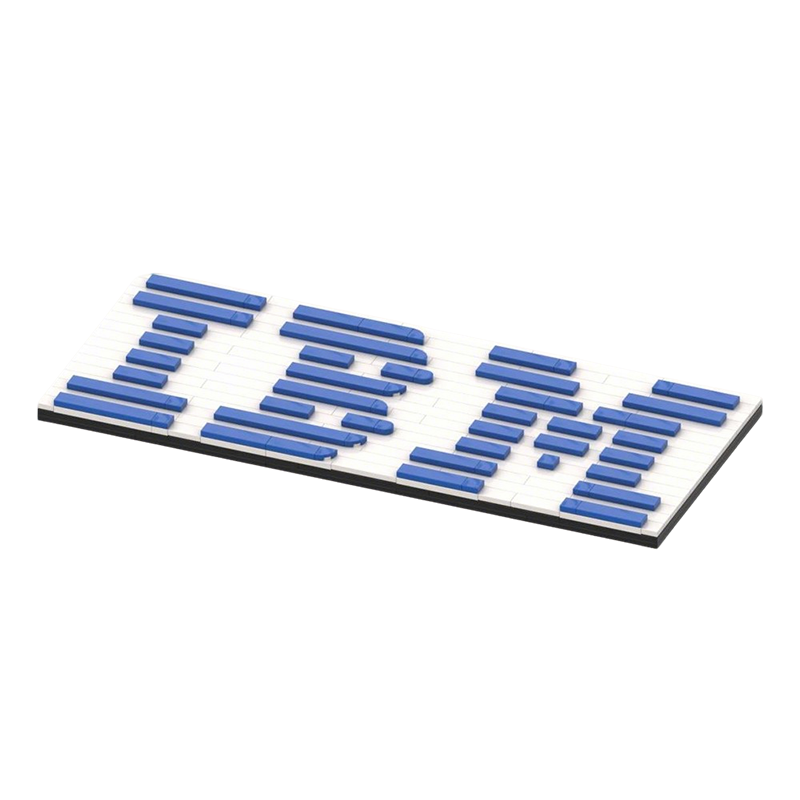 206pcs MOC Logo IBM Classic Mo - Kids Education Logo review and price