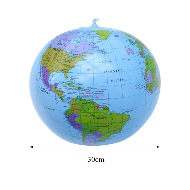 Inflatable Earth Globe Easy to - Educational Globe For Kids review and price